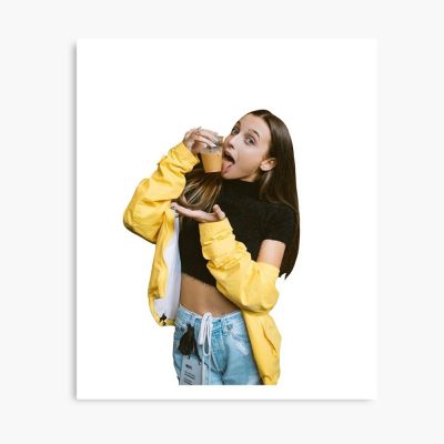 Emma Chamberlain With Iced Coffee! Poster Official Emma Chamberlain  Merch
